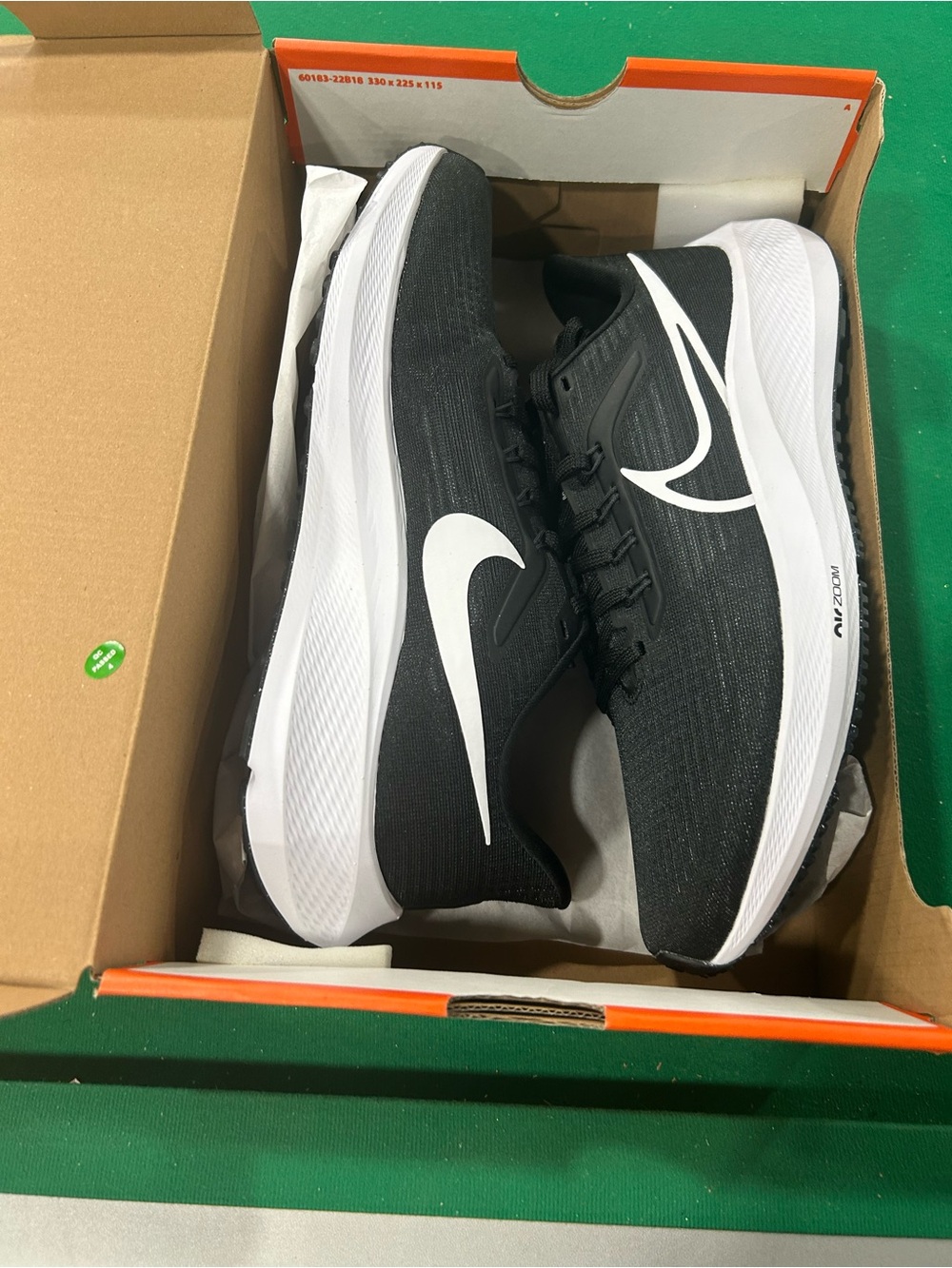 Nike Black & White Men's Running Shoes as 10